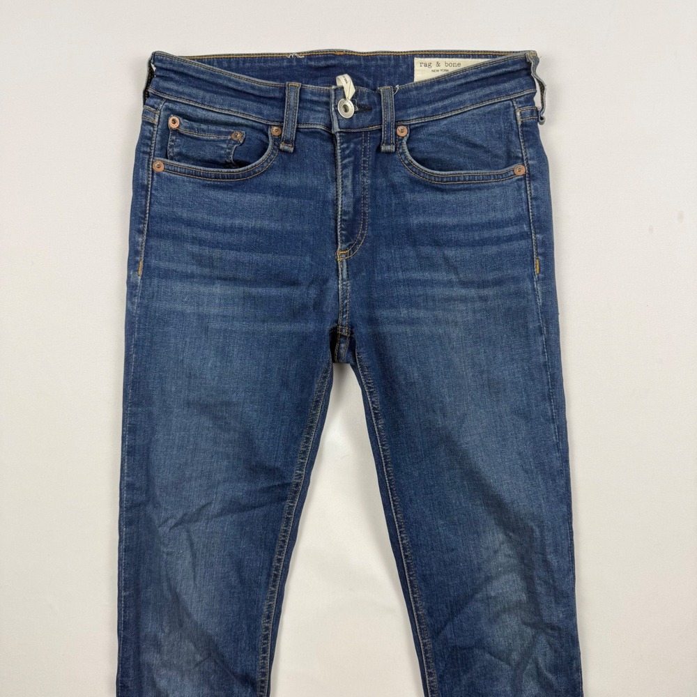 Rag & Bone New York Womens Skinny Jeans Dark Wash Denim Size 25‎ Indigo